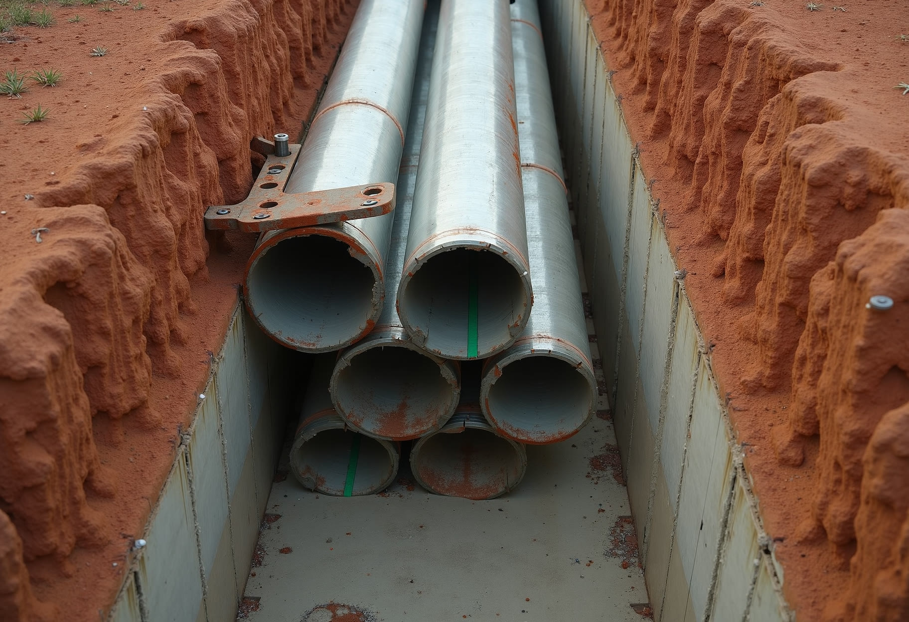 Steel Push Piers